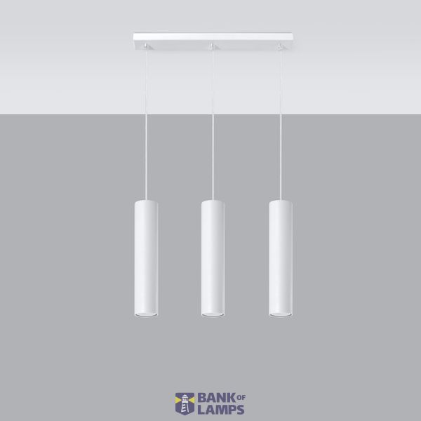 HANGING LAMP LAGOS 3L WHITE GU10 3X40W IP20 image 9