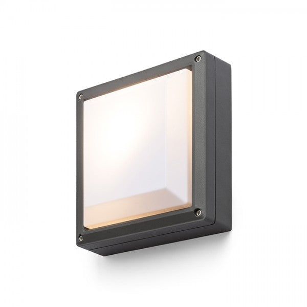 DELTA 215 surface mounted anthracite grey 230V LED E27 15W IP54 image 1