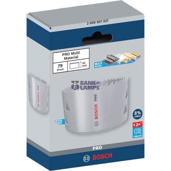 PRO Multi Material Hole Saw, 79 mm image 2