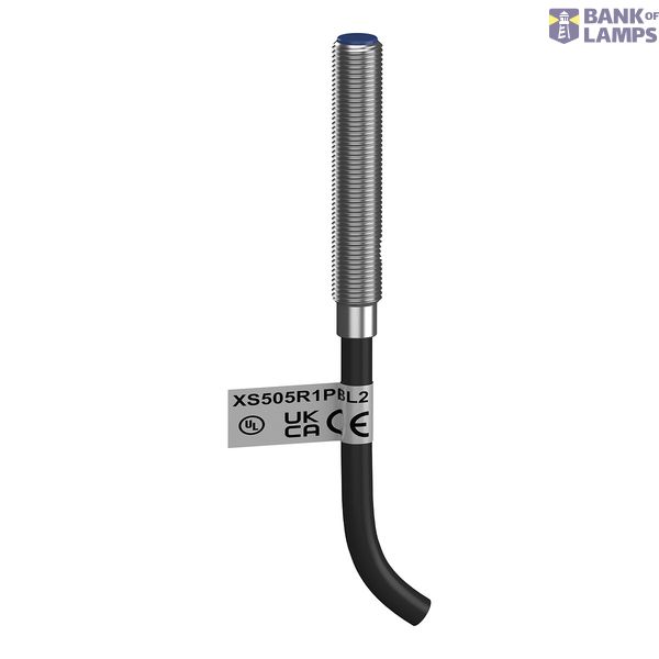 miniature inductive sensor cylindrical M5 Sn 0.8 mm cable 2m (CT à 50  image 1