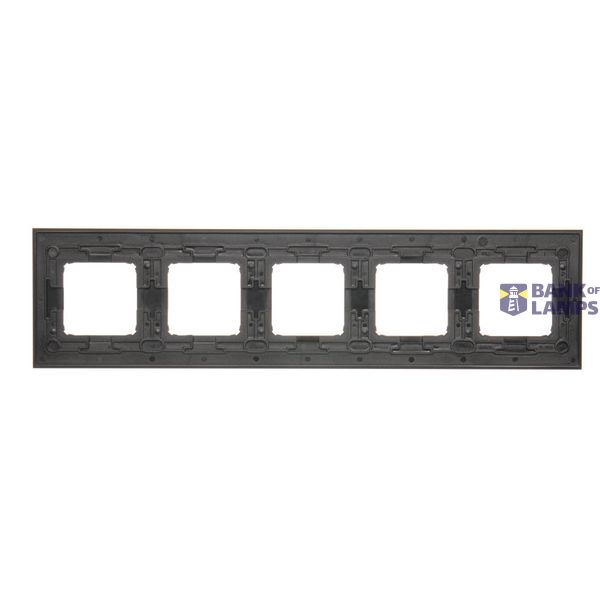 Cover for single socket outlet with earthing IP44 - same color flap & cover, champagne matt image 1