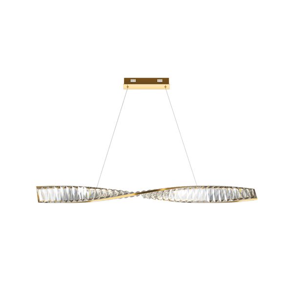 Pendant Krone Pendant lamp Brass image 1
