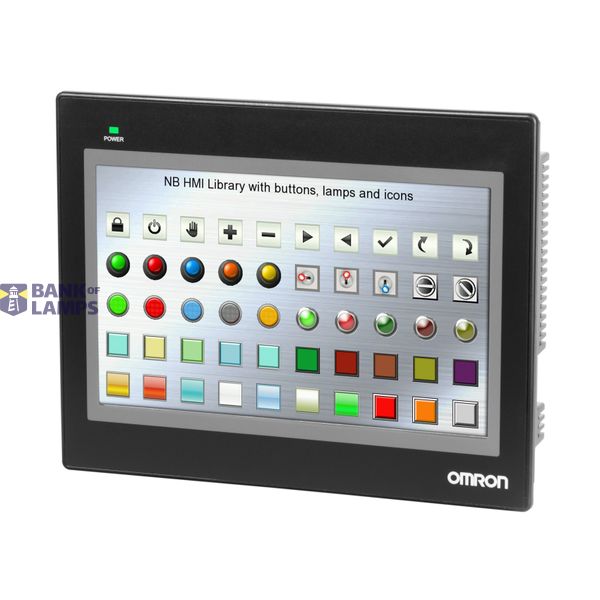 NB-V1 HMI with a 10.1 Inch display and a Black Bezel and Ethernet + US image 1