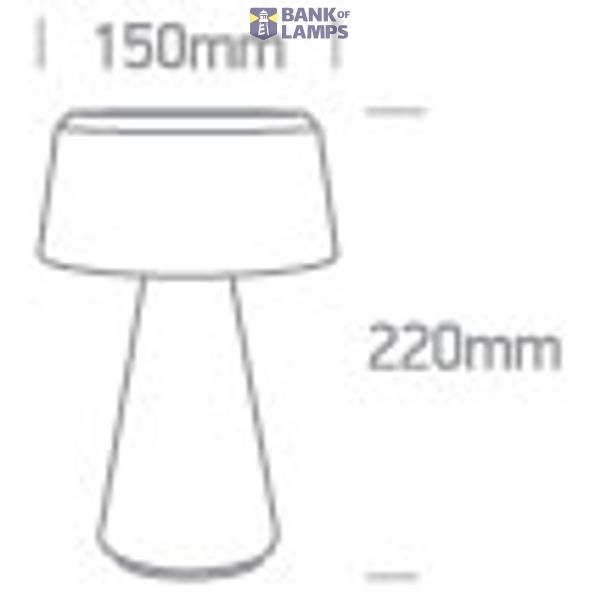 BLACK 3W WW RECHARGEABLE USB IP65 DIMMABLE image 2