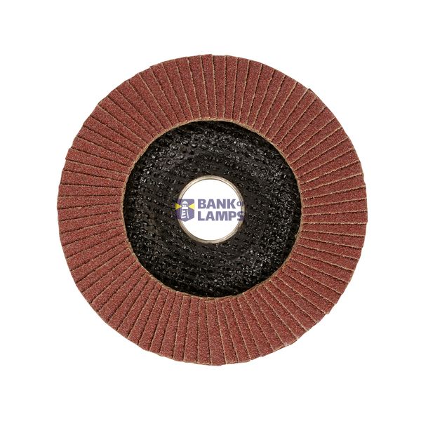 Alum. Ox Flap disc, 115x22 60g image 1