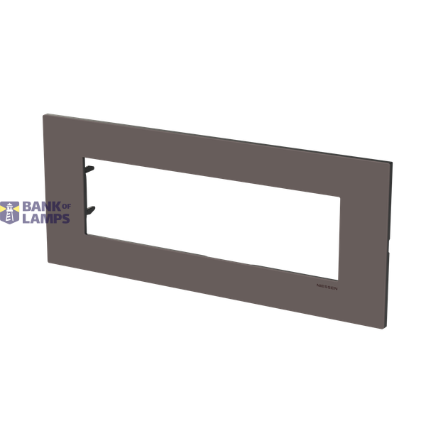 Frame - 1-gang / 7-modules - Niessen logo - Noble - Taupe image 2