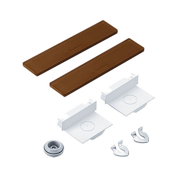 ECOOS2 SLIM ENDCAP SET BZ - End-cap set image 1