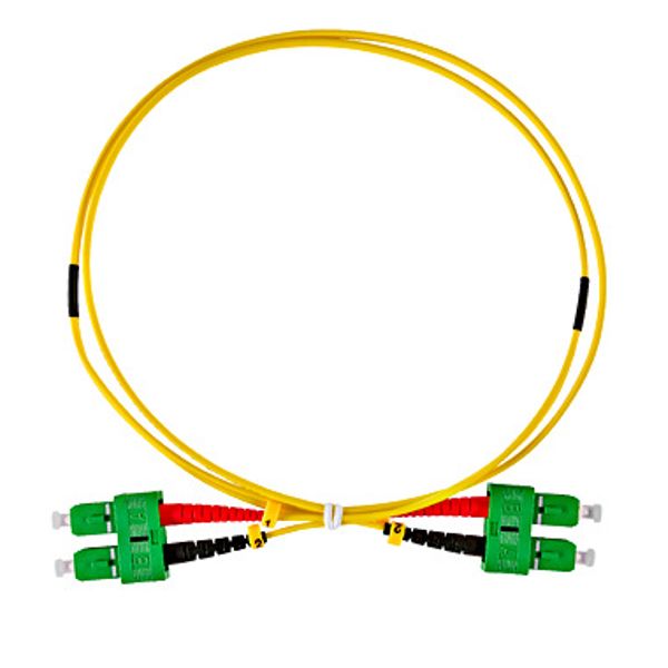 FO Patchcord Duplex SC/APC - SC/APC, 9/125æm OS2,  0.5m image 1