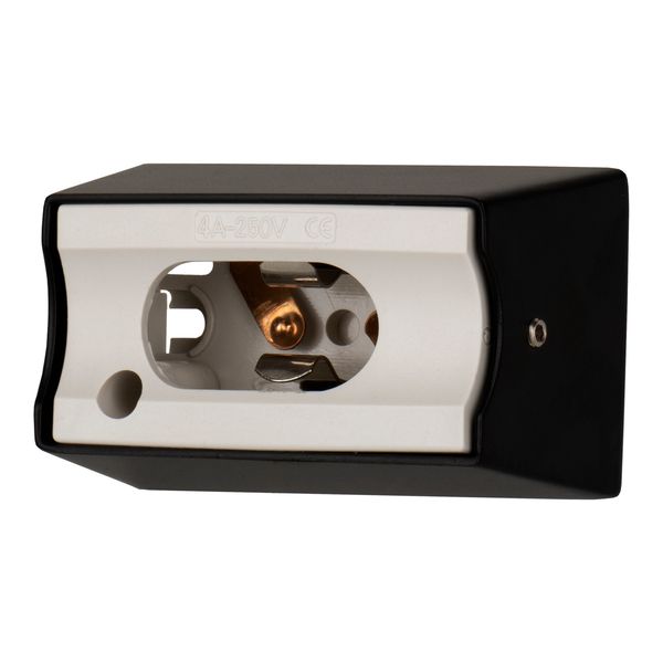 Lampholder S14d Metal Black image 1