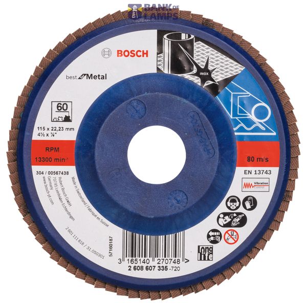 Flap disc X571, Best for Metal image 1