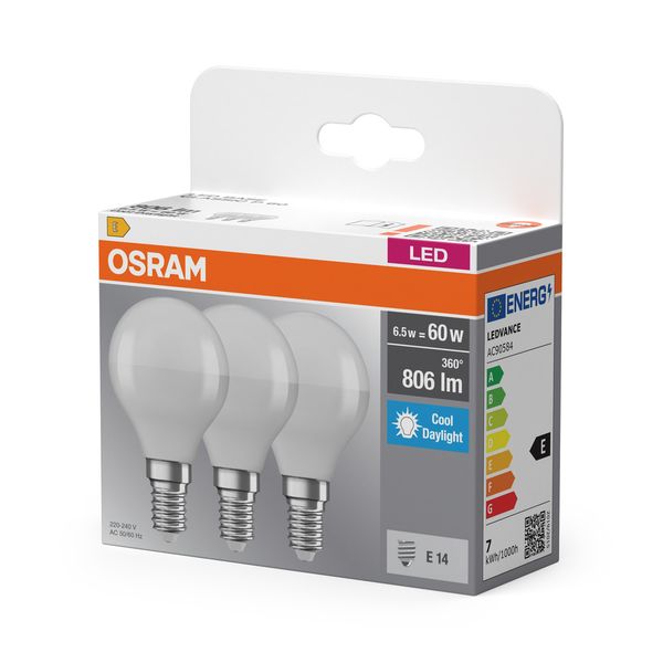 BASECLP60 6,5W/865 230VFR E14 FS3 OSRAM image 1