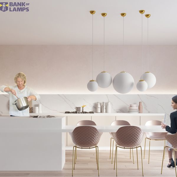 HANGING LAMP UGO 30 GOLD E27 1X60W IP20 image 6