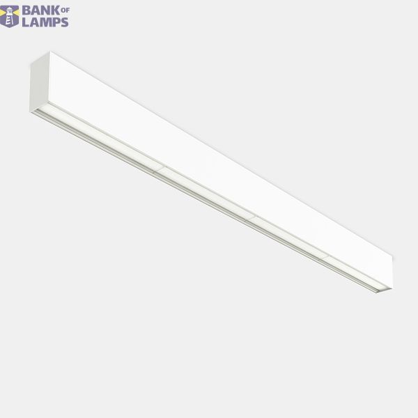 Lineal lighting system Infinite Pro 1136mm Surface Batwing 17.08W LED neutral-white 4000K CRI 80 ON-OFF Grey IP40 2795lm image 1