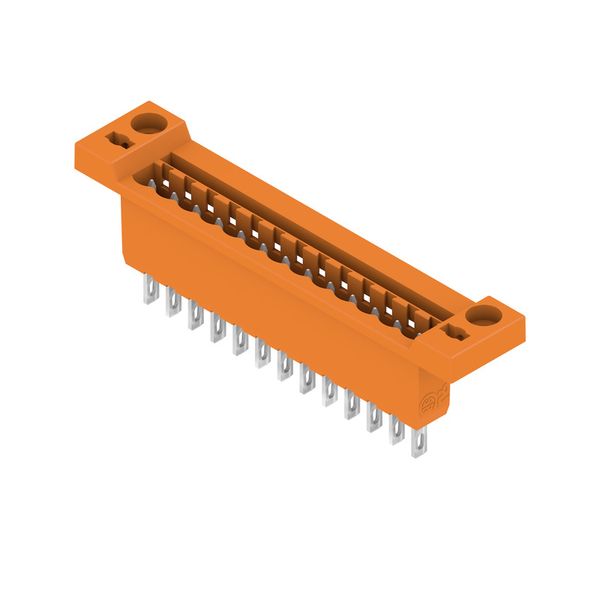 PCB plug-in connector, male header, 5.08 mm, Number of poles: 13, 180°, Flat-blade connection, Solder connection, Box image 7