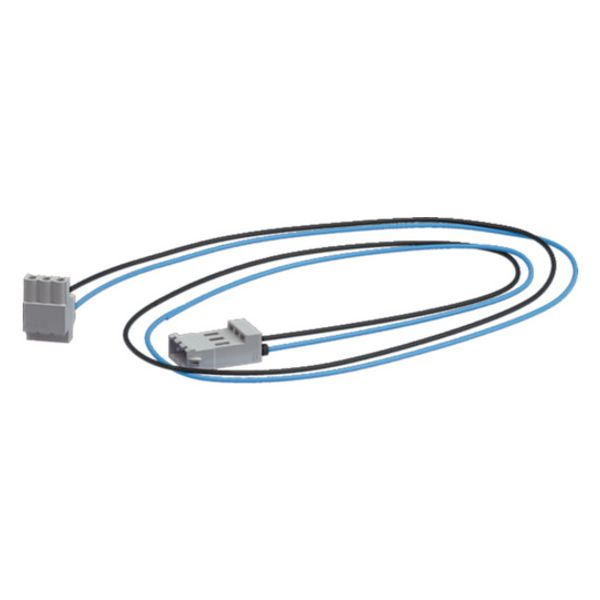 Cable for SABO, universZ, 800mm, black/blue, plug/socket, PU=1 piece image 1