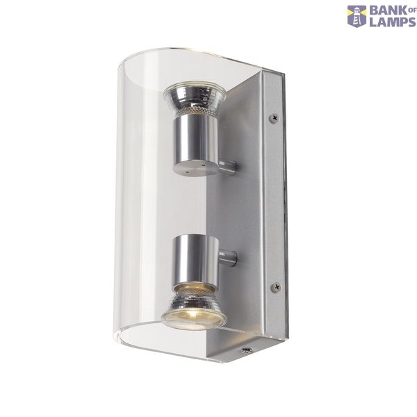 RETROSIX GU10 WALL UP/DOWN wall lamp, GU10 max 2x50W, clear image 1