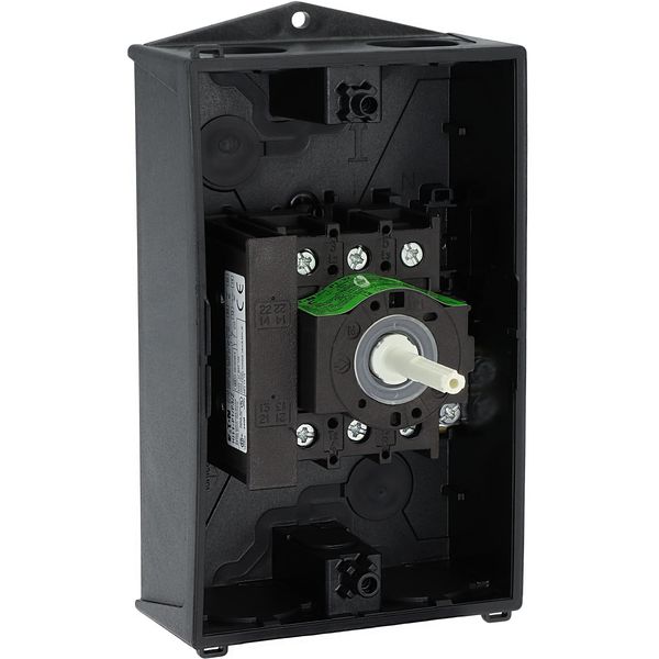 P1-32/I2-SI/HI11-SW Safety switch, P1, 32 A, 3 pole, 1 N/O, 1 N/C, STOP function, With black rotary handle and locking ring, Lockable in position 0 with cover interlock, image 34