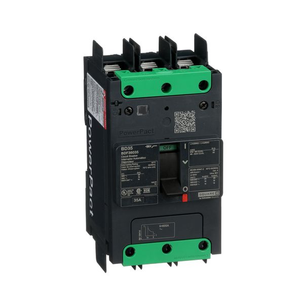 MCCB 600Y/347V 35A 3P 14KA TERMINAL image 1