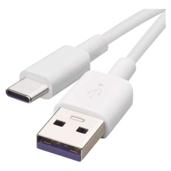 USB cable 2.0 A/Male - C/Male 1,5m white image 1