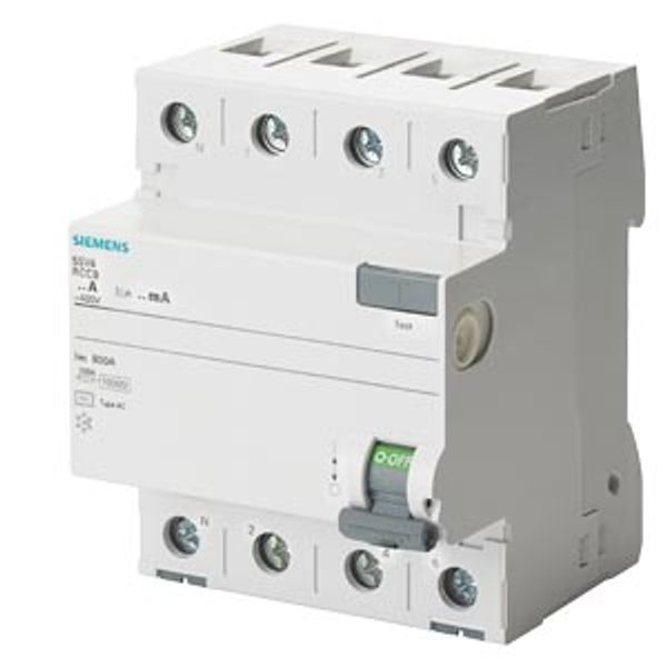 RCCB, 4-pole, type AC, In: 40 A, 300 mA, Un AC: 400 V, N left image 1