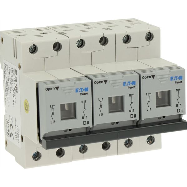 Fuse switch-disconnector, LPC, 25 A, service distribution board mounting, 3 pole, DII image 34