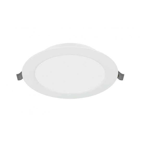 G-TECH LED luminaire FABRO, 6 W, 540 lm, 4000K, AC220-240V, IP40, recessed, round, white image 1