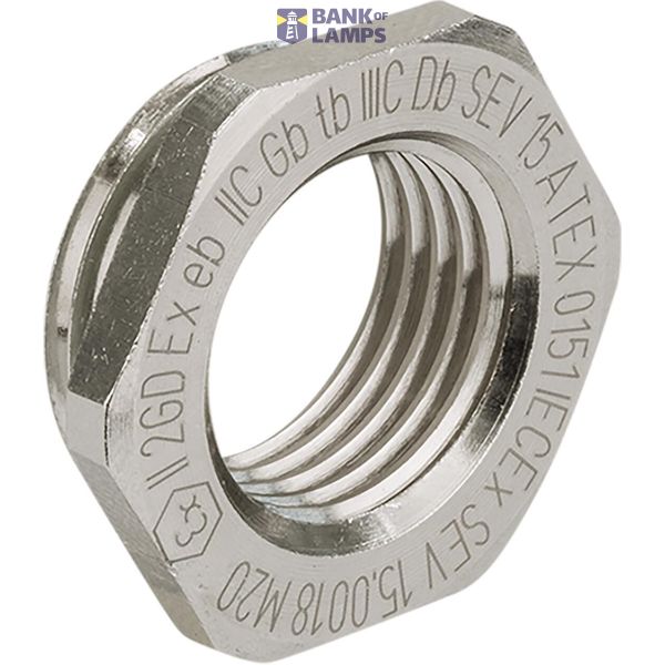 Reduction flange brass M40x1.5 - M25x1.5 Ex e II image 1