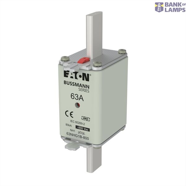 Fuse-link, LV, 63 A, 800 V AC, NH1, Class gG/gL image 5