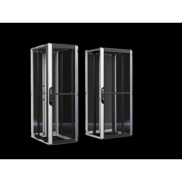 VX IT, vented, 19" mounting angles standard, RAL7035, WHD 800x2000x800mm, 42U image 2