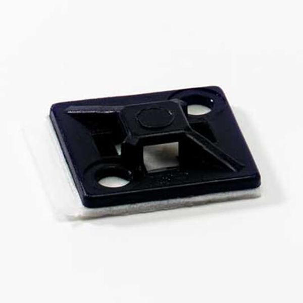 Saddle with 4 entries Screw/Self-adhesive for cable ties up to 3.6mm, image 1