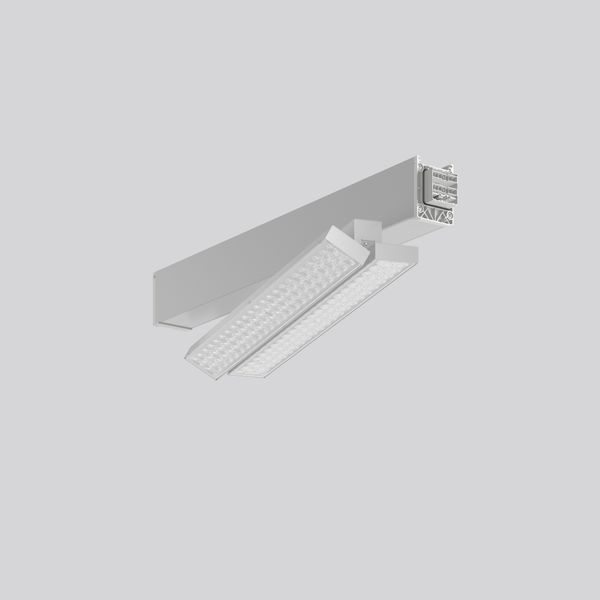 LINEDO, 41...73 W, 6300...10400 lm, 840, silver, DALI Continuous line  image 2