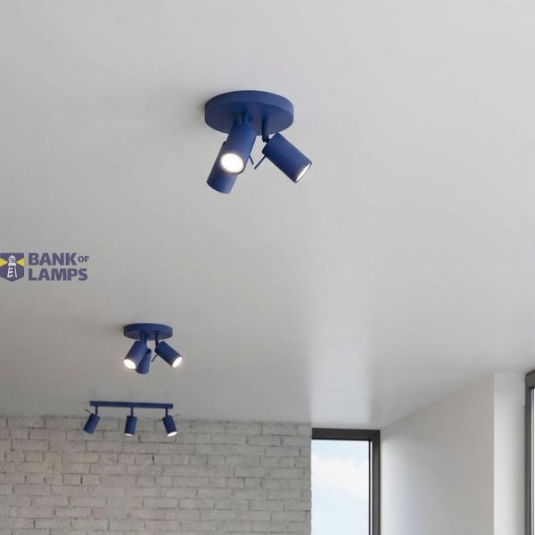 Ceiling lamp RING 3P ultramarine image 5
