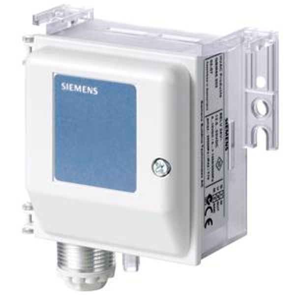 QBM2130-5 - Differential pressure sensor, 0...200 Pa, 0...250 Pa, 0...500 Pa, 4-20mA image 1