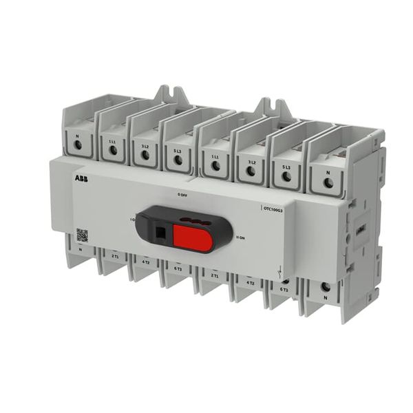 OT plus changeover switch frame size G3 100A, 4P, UL98 image 1