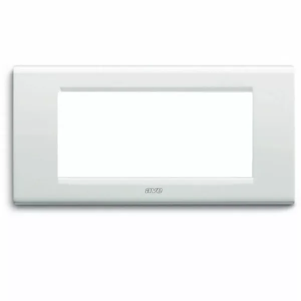 DIE-CAST PLATE ICE WHITE 4 GANGS image 1