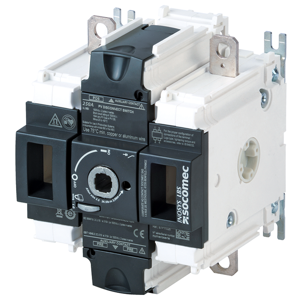 Load break switch body 1500Vdc 100A 1+1P INOSYS image 4
