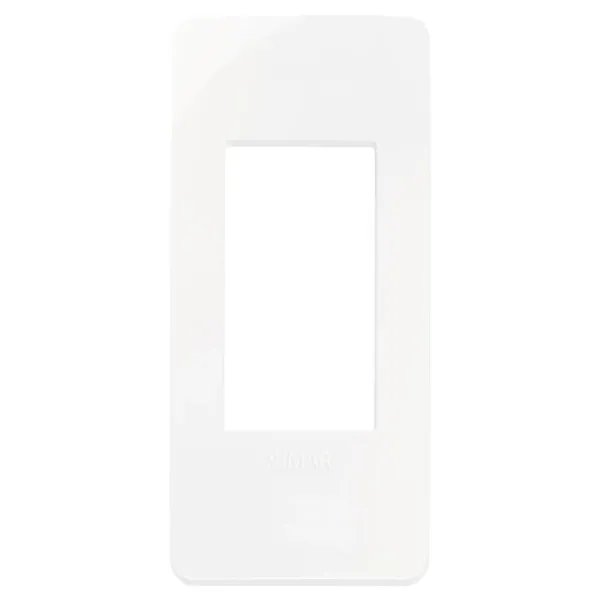 Plana Up 1M panel cover plate, white image 1