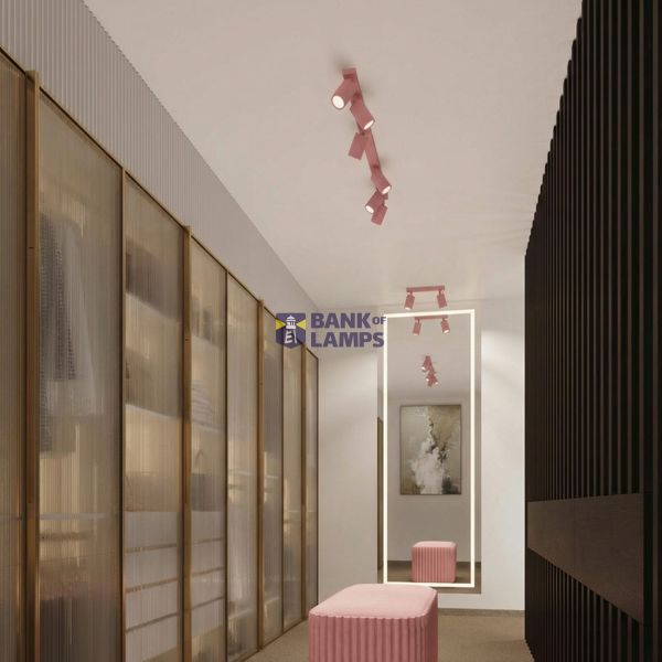Ceiling lamp KARBON 10 pink image 8