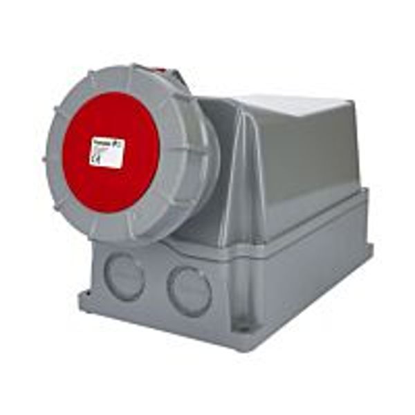 Socket 125A/400V/4P IP67 wall image 1