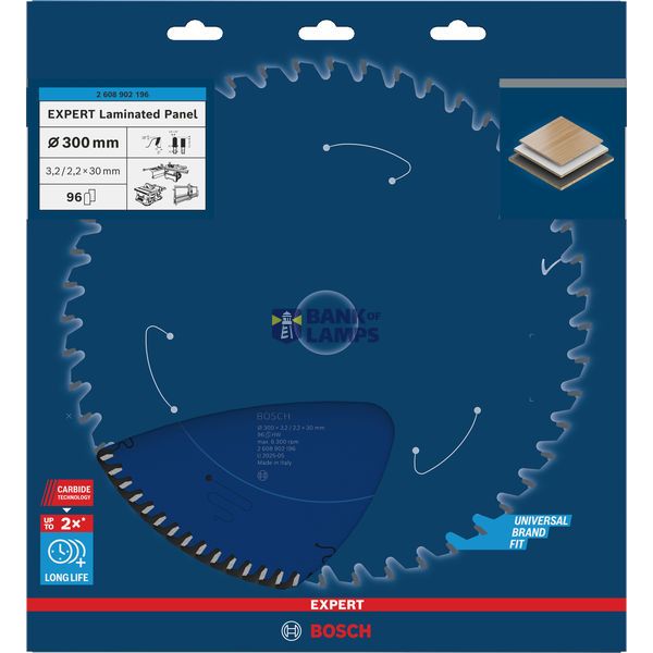 Expert for Laminated Panel circular saw blade 300 x 30 x 3,2 mm, 96 image 1