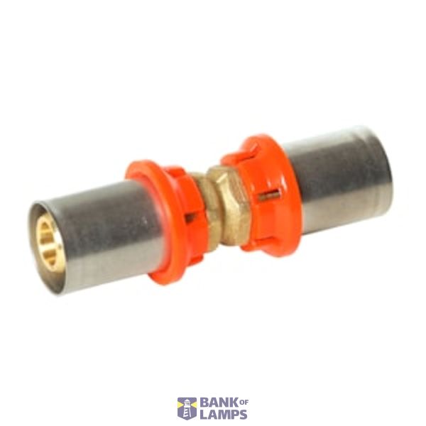 FH Pipes, Fittings, Coupling press fitting, 18.0 mm, 18.0 mm, 0.0 mm image 1