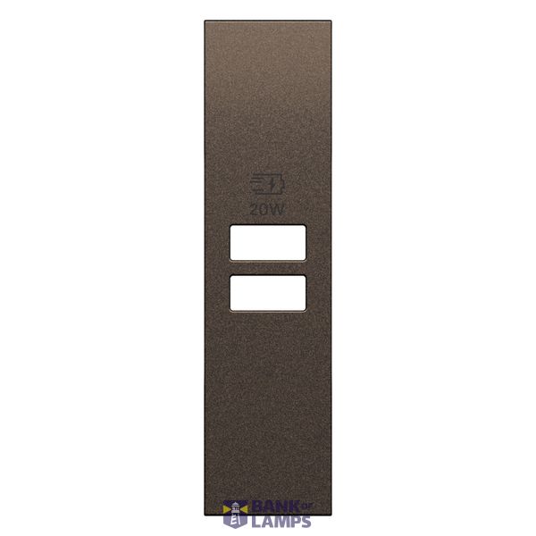 L.NOW - 2USB CHARGER COVER 1M BRONZE image 2