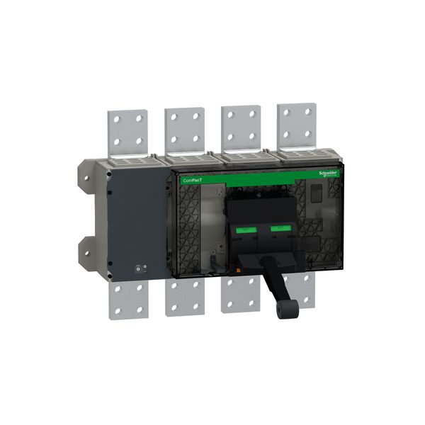 Switch disconnector basic frame, ComPacT NS2000 type NA, 4P, fixed, manually operated, 2000A image 1