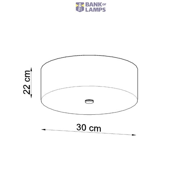 CEILING LAMP SCALE 30 WHITE E27 3X60W IP20 image 5