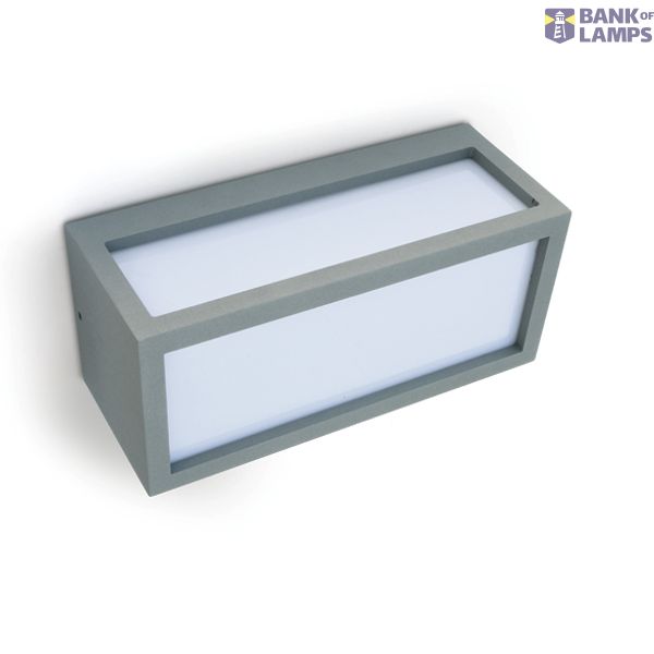 ANTHRACITE E27 12W WALL LIGHT IP54 image 1