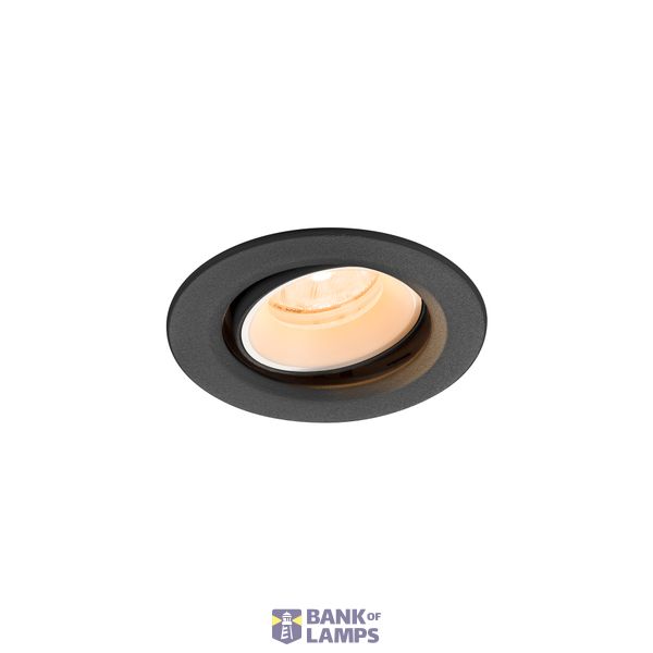 NUMINOS© MOVE XS, recessed CL, 2700K, 20ø, IP20, round bl/wh image 1