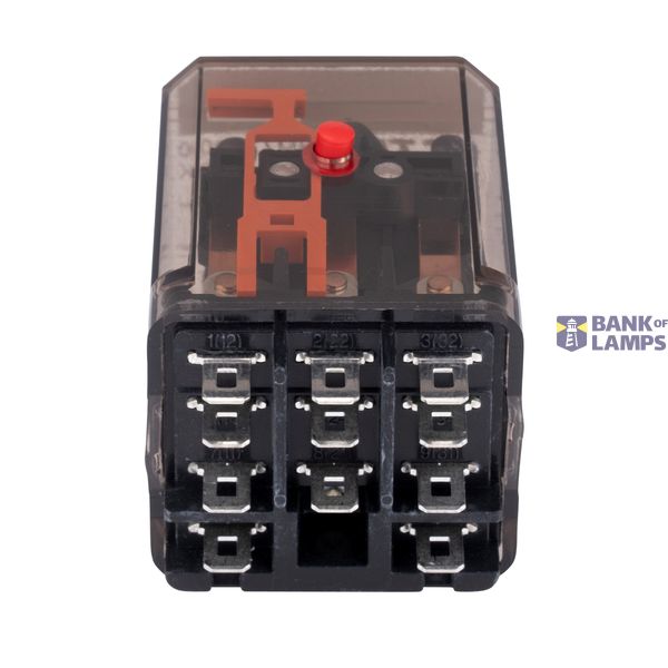 Power Relay 3 C/O 400VAC 16A, plain cover, Faston 187 image 3