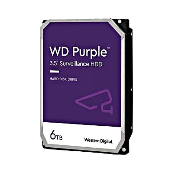 WD Purple Hard Disk 3.5", 6TB SATA3 5400 256MB image 1