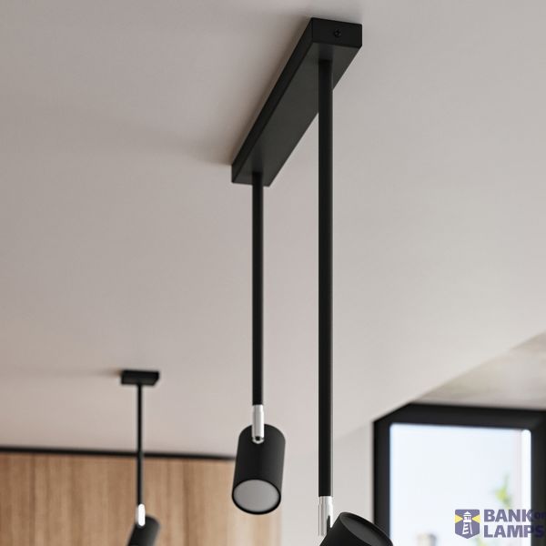 CEILING LAMP NORANO BLACK GU10 1X40W IP20 image 4