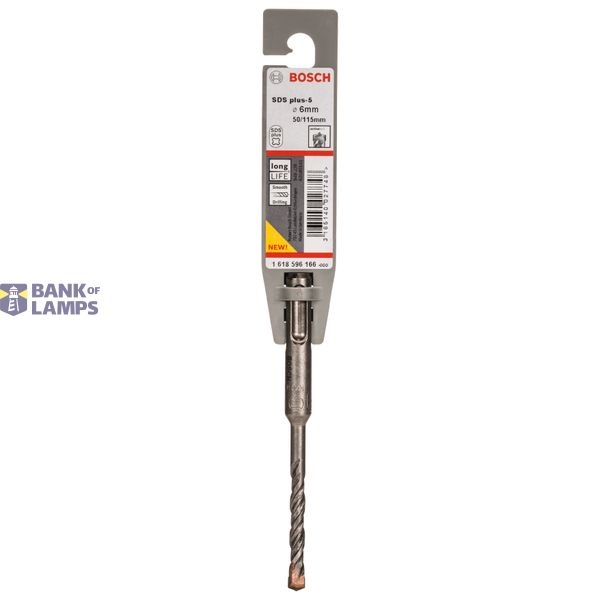 Hammer drill bit SDS-plus-5 6 x 50 x 115 mm image 2